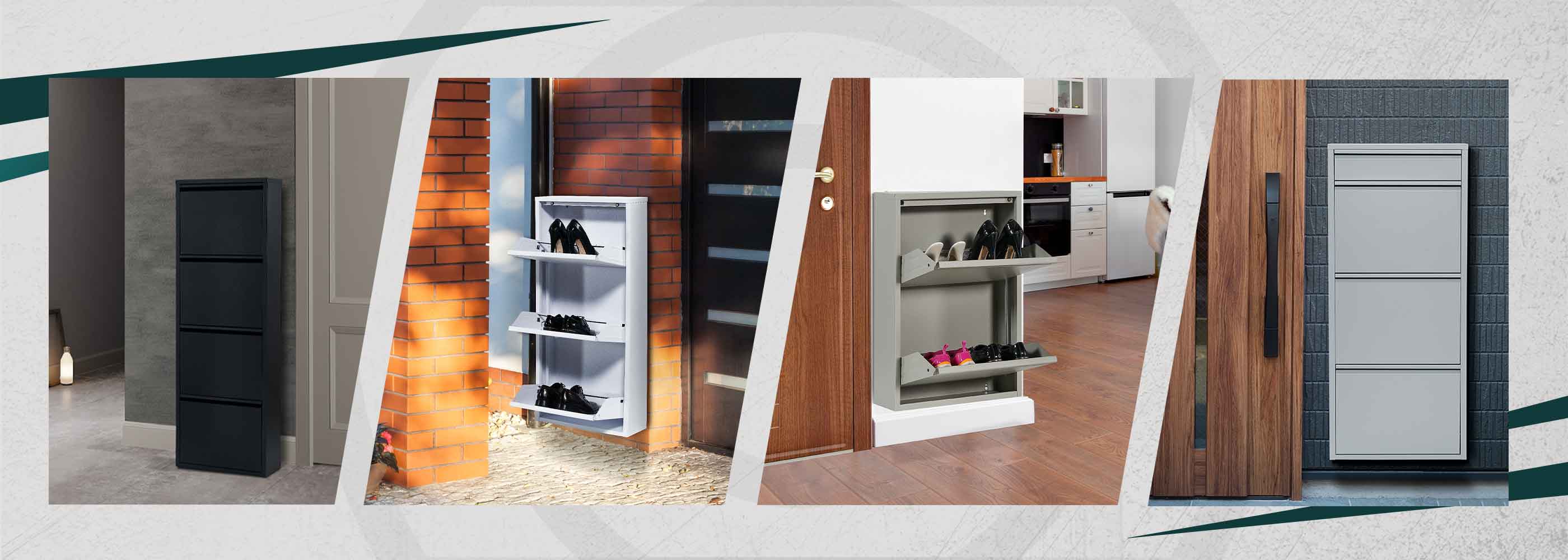 Metal Shoe Cabinet