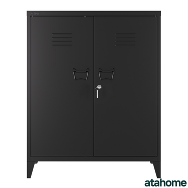 Miletus Metal Cabinet Storage Cupboard Lockable Steel Cabinet Locking Doors
