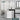 Didyma 2+2-Drawer Slim Metal Recycling & Waste Bin Cabinet