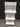 REFURBISHED Atahome Gordion 3+1 Drawer Modern Slim Metal Shoe Cabinet WHITE