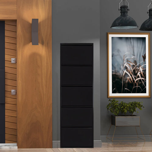 Who Says Storage Can’t Be Stylish? The Magic of Metal Shoe Cabinets