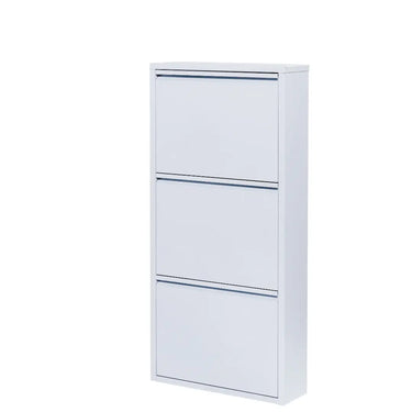 Assos 3-Drawer Metal Shoe Cabinet