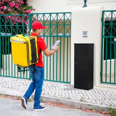 Ephesus Metal Large Outdoor Parcel Delivery Box
