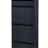 Atahome Gordion Modern Slim Metal Shoe Cabinet atahome