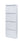 Atahome Troy 4-Drawer Modern Slim Metal Shoe Cabinet atahome