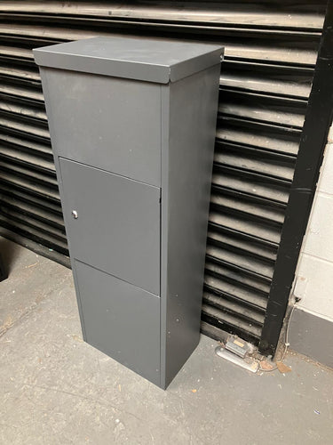 Refurbished- Atahome Ephesus Large Metal Parcel Delivery Box Parcel- ANTHRACITE